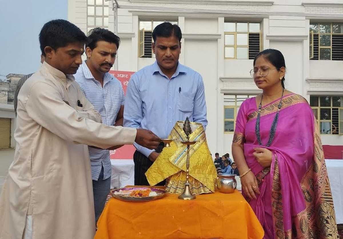 राष्ट्रीय स्वयंसेवक संघ के तत्वाधान में भारत माता वंदन कार्यक्रम आयोजित